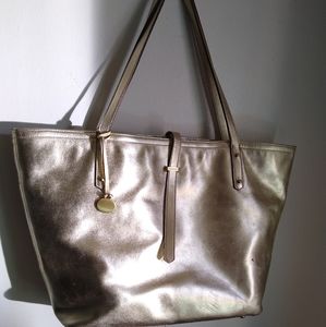 Brahmin Gold Tote Handbag